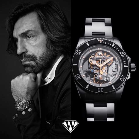 andrea pirlo rolex watch|andrea pirlo skeleton rolex.